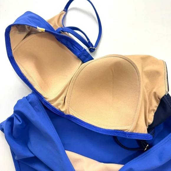 Summer salt Sz 6 Royal Blue The Marina 2 Piece Bikini Set Swimsuit Coastal Beach - Picture 10 of 12